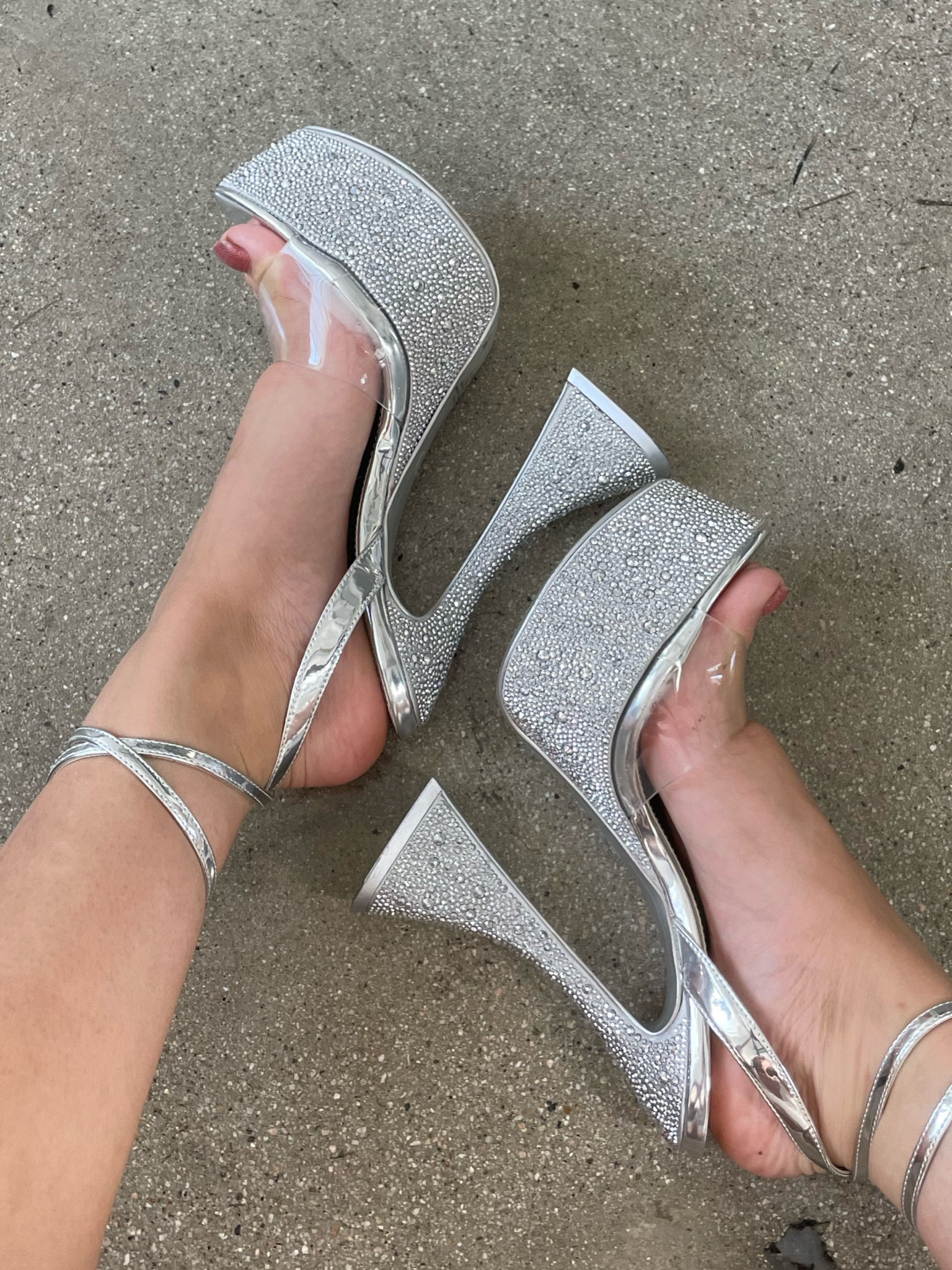 these silver sparkly heels from revolve are so WOW 😍✨✨ perfect for a special occasion (new years, bday!!) or if you just wanna feel like a baddd b. the best part - they’re on sale for under $100 🤯 runnnn!!

#LTKfindsunder100 #LTKSale #LTKstyletip