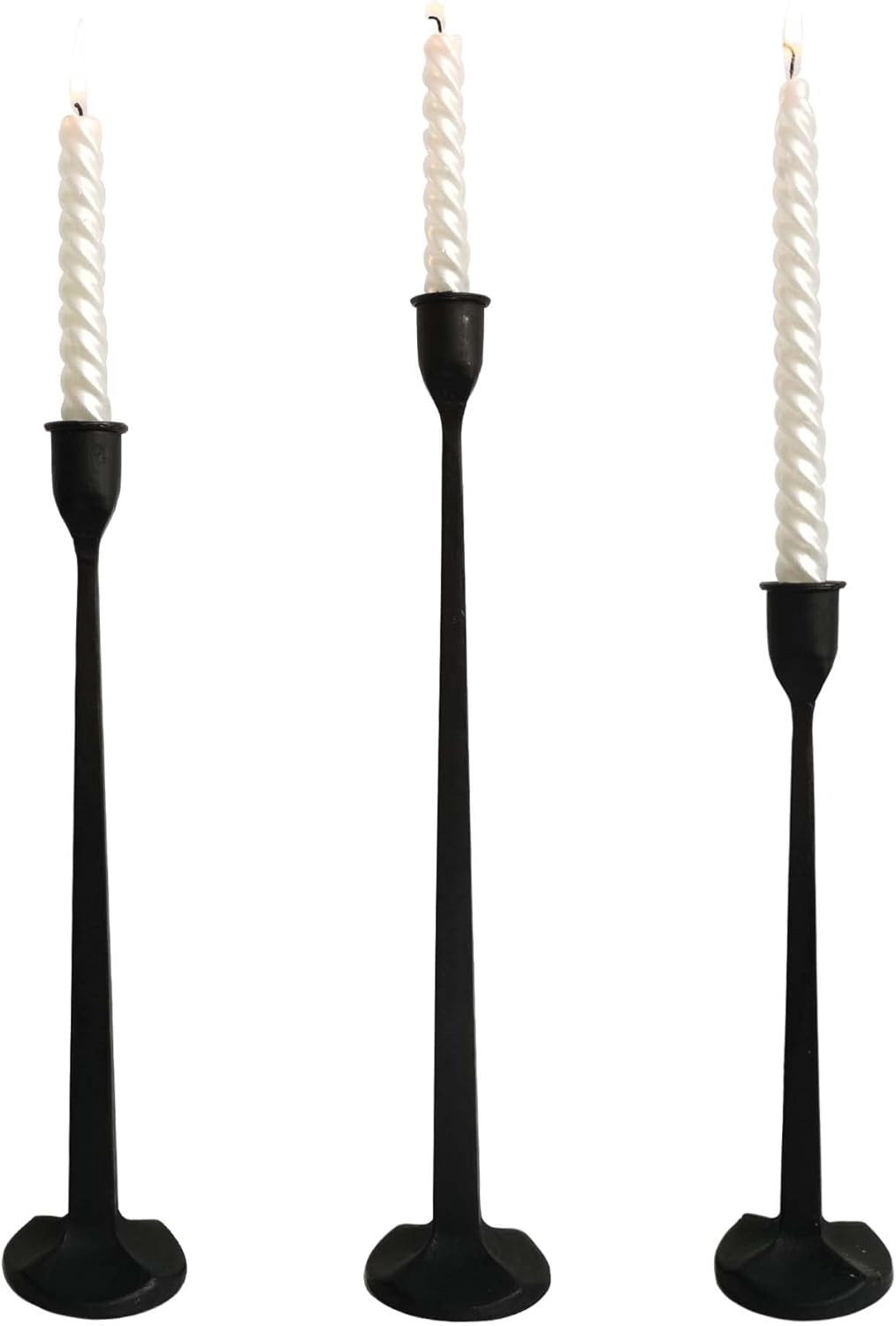 Iron Taper Candle Holder - Decorative Candle Stand - Candlestick Holder for Wedding, Dinning, Par... | Amazon (US)