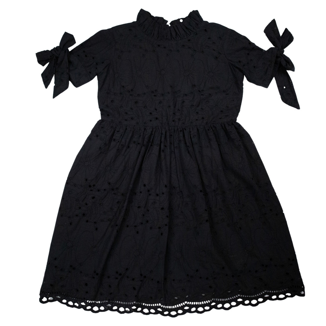 Judy Lanien Dress in Black Eyelet — Elizabeth Wilson | Elizabeth Wilson Designs
