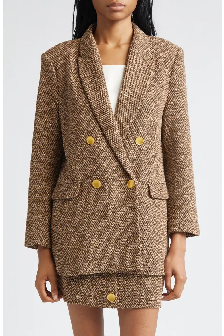 L'AGENCE Riva Double Breasted Knit Blazer (Women) | Nordstromrack | Nordstrom Rack