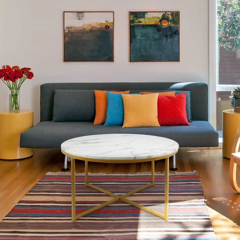 Spratt Cross Legs Coffee Table | Wayfair North America