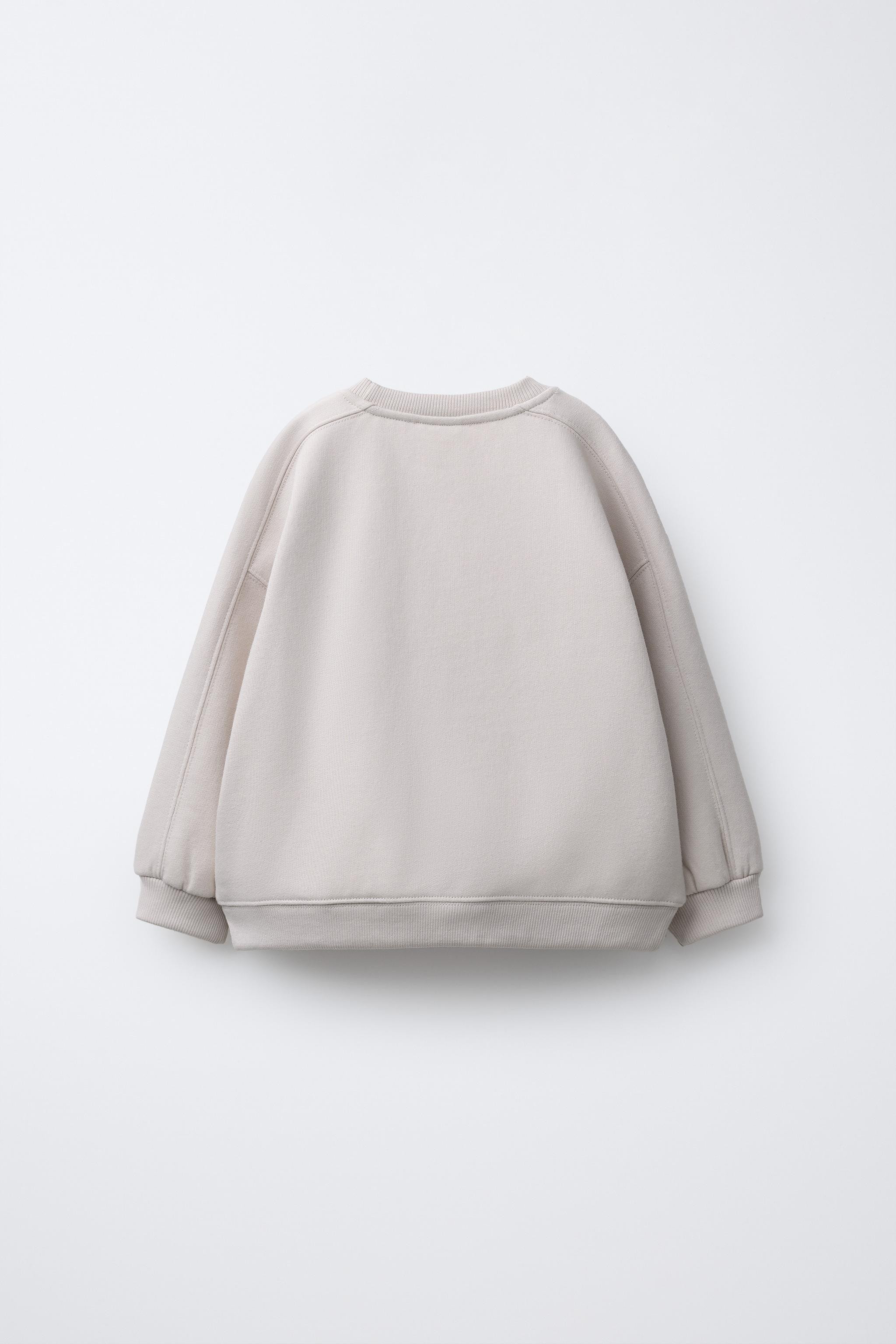 RAISED TEXT SWEATSHIRT | Zara US