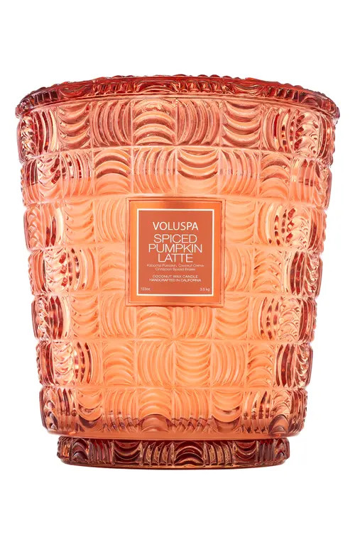 Voluspa Spice Pumpkin Latte 5-Wick Hearth Candle in Spiced Pumpkin Latte at Nordstrom | Nordstrom