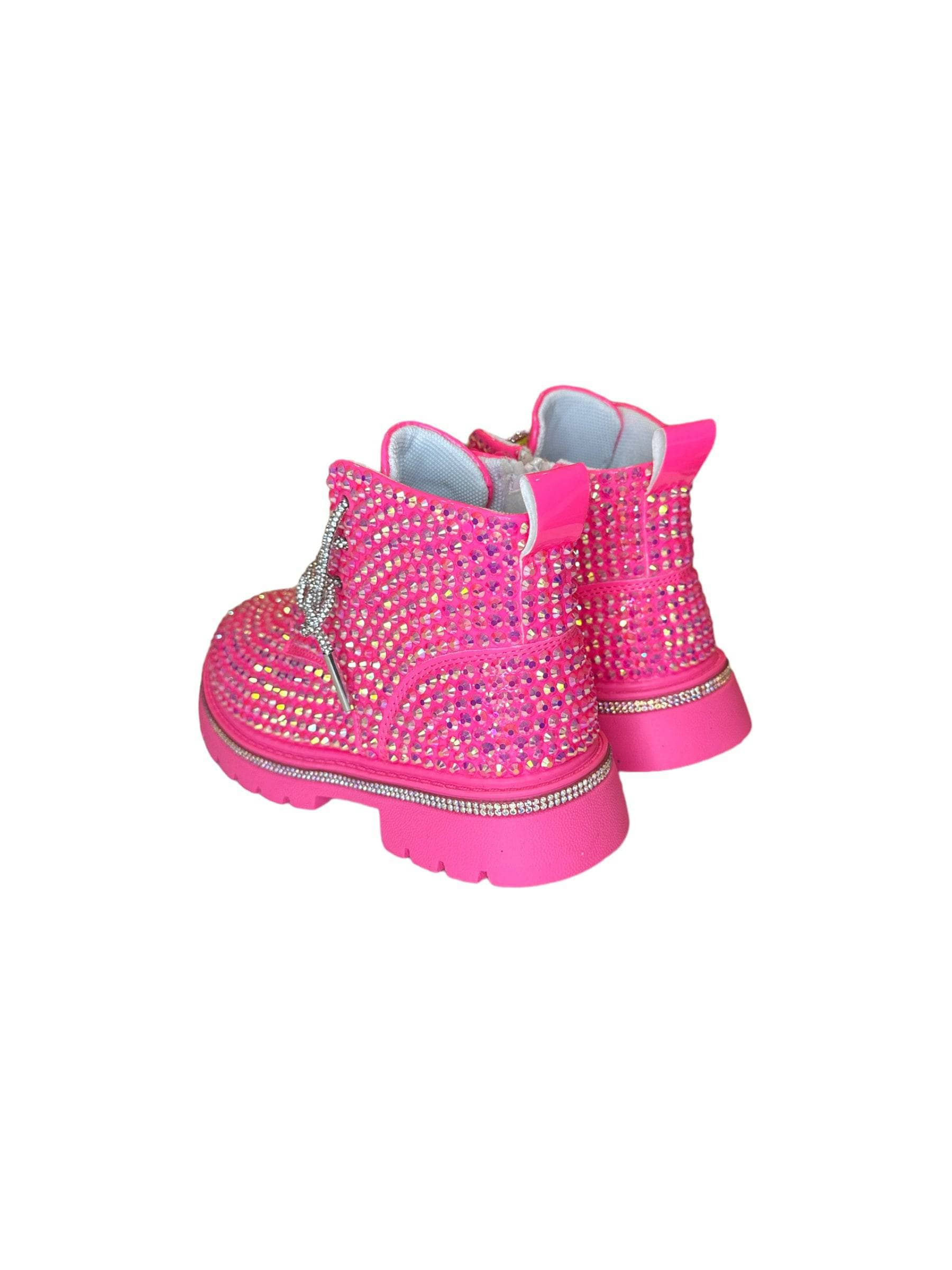Hot Pink Sparkle Boots | Lola + The Boys