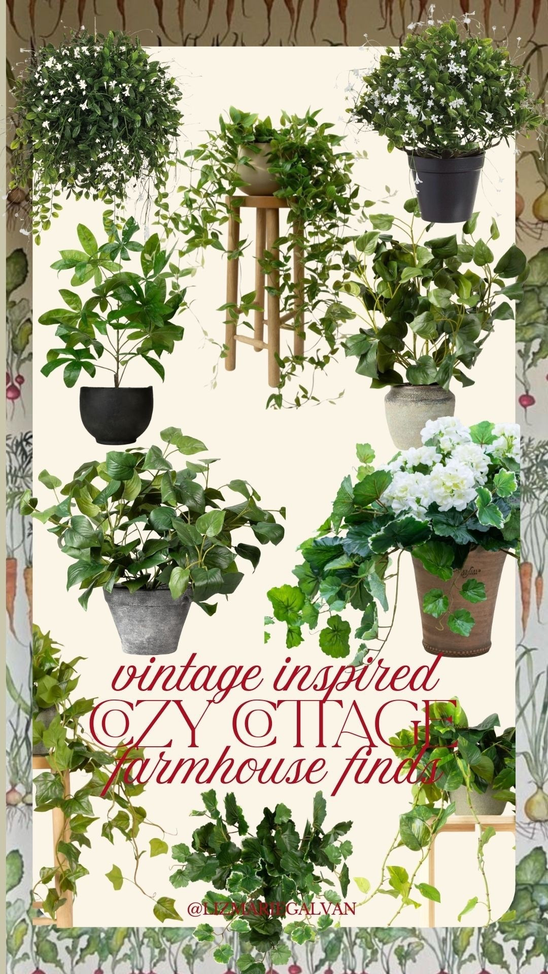 Cozy cottage faux plants that look real!! 

#LTKSaleAlert #LTKSeasonal #LTKHome