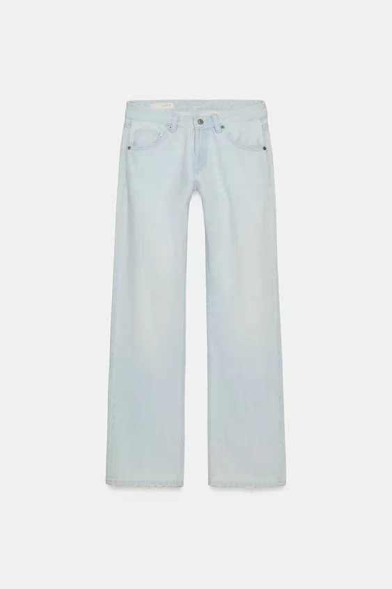 DescriptionColorContentsMeasurementsLOW RISE - WIDE LEG - FULL LENGTHLow-rise five-pocket jeans. ... | Zara US