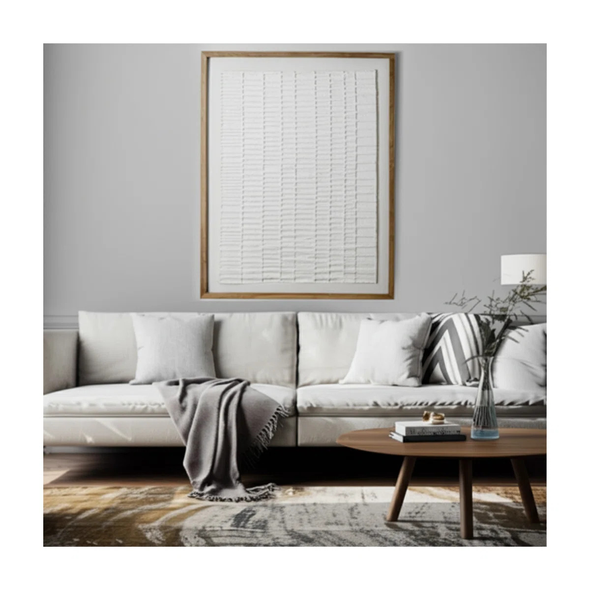 Aelani Paper Mache Shadow Box-Like Style Wall Art with Wooden Frame Display - Textured Artwork Ca... | Wayfair North America