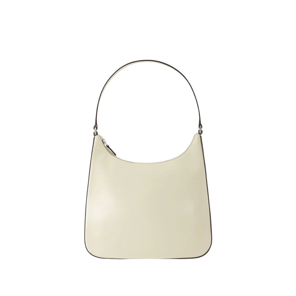 Alec Shoulder Bag - Leather - Beige | Shop Simon