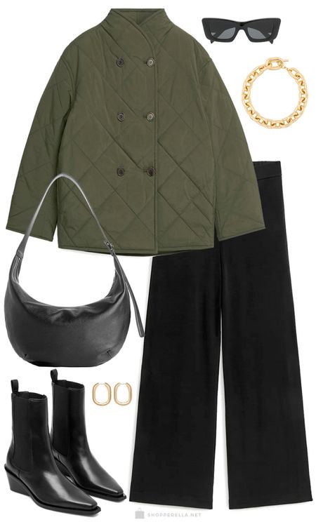 Green quilted jacket ootd #greenjacket #ootd #allblack #ootd #falloutfit #autumnootd

#LTKworkwear #LTKunder100 #LTKstyletip