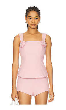 MAJORELLE Clemence Top in Blush from Revolve.com | Revolve Clothing (Global)