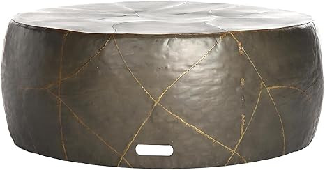 Safavieh Home Collection Vernice Silver Coffee Table | Amazon (US)