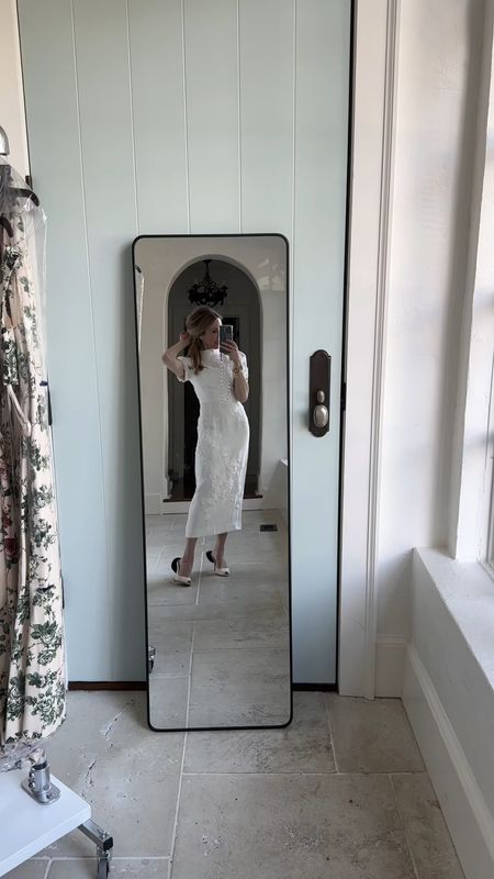 Obsessed! Under $300 and the perfect white dress. Bridal, graduation, bachelorette, honeymoon. Chic and classic. A lookalike of a dress that costs thousands. 

#LTKstyletip #LTKparties #LTKwedding