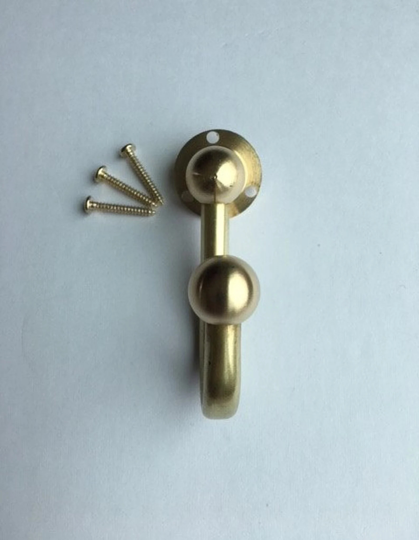 Brass Wall Hook - Robe Hook - Towel Hook -Ball Style Wall Hook -Handmade Hardware | Etsy (CAD)