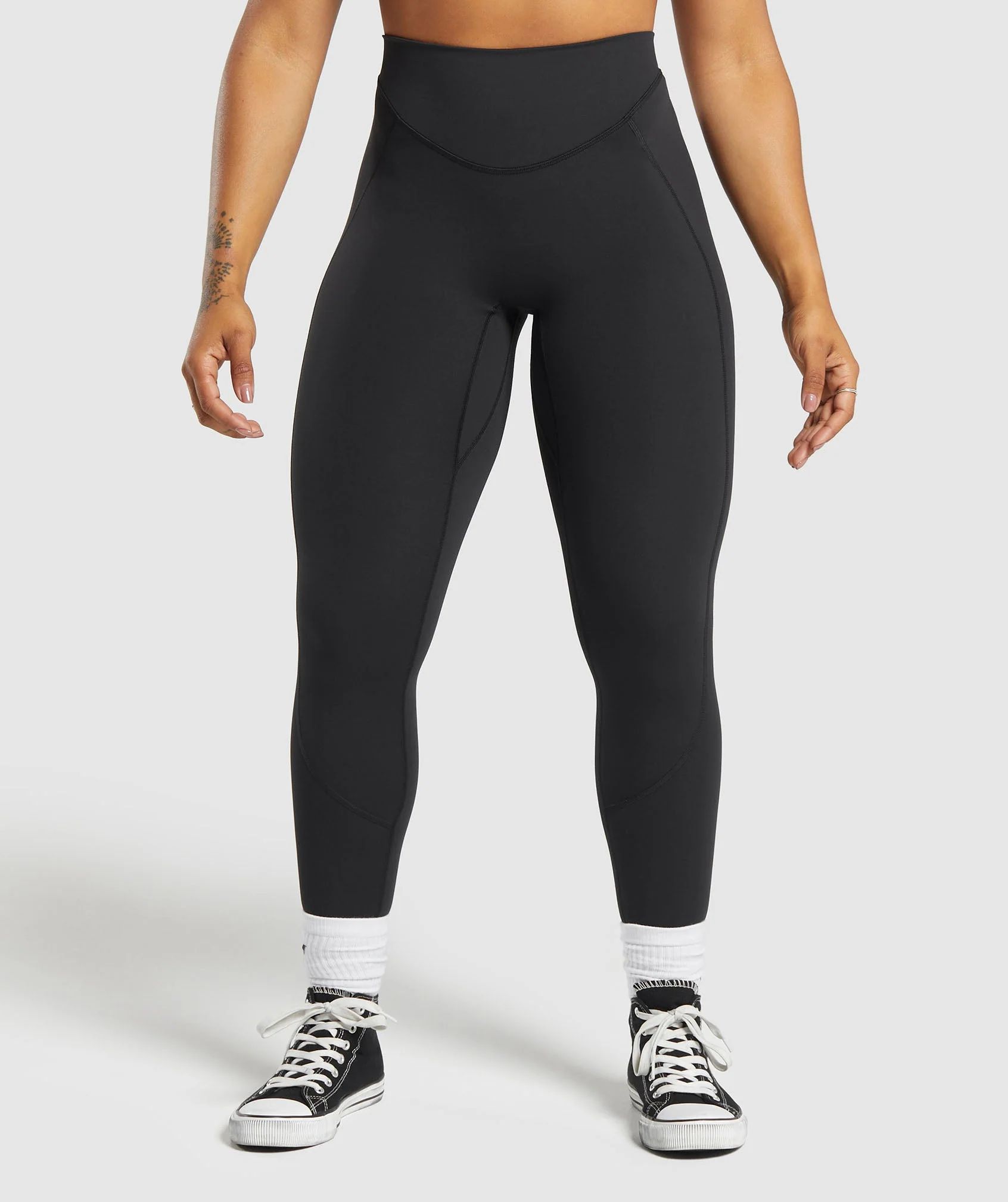 Gymshark Lifting Dipped Waistband Leggings - Black | Gymshark (Global)