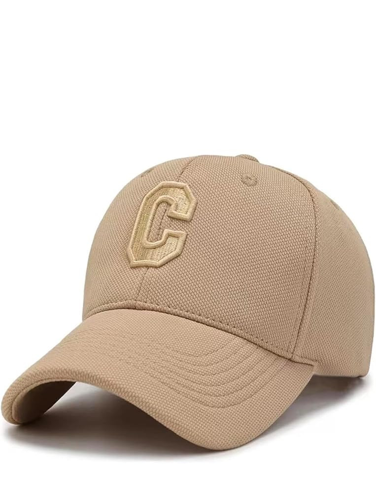 Baseball Hat Initial Letter C Hardtop Hat Adjustable Size Baseball Cap for Outdoor Activities Gif... | Amazon (US)