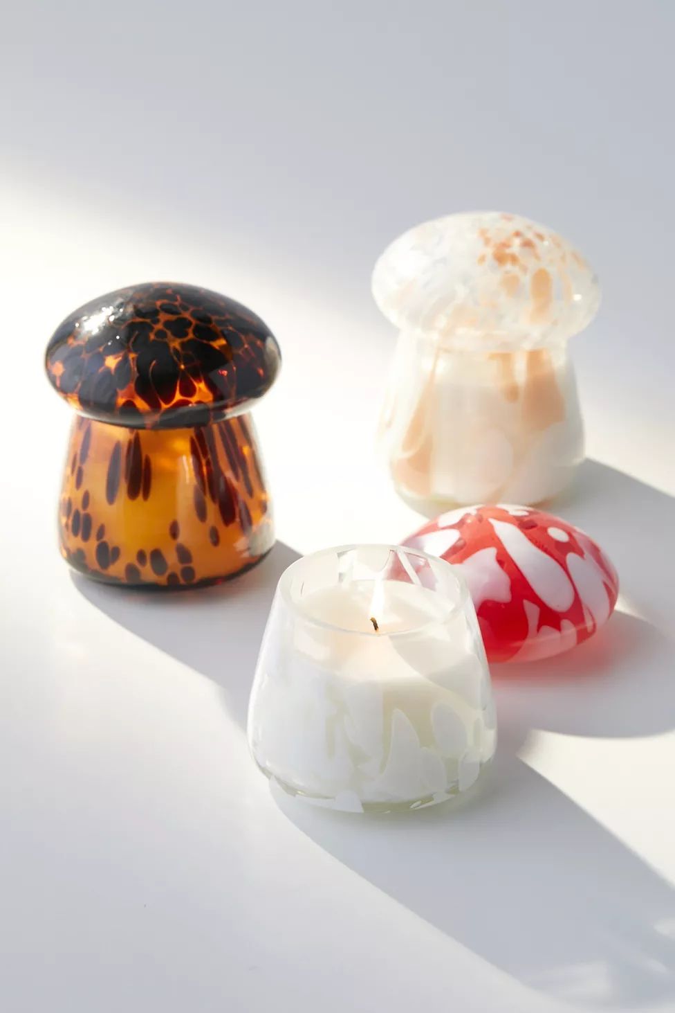 Mushroom Glass Candle | Urban Outfitters (US and RoW)