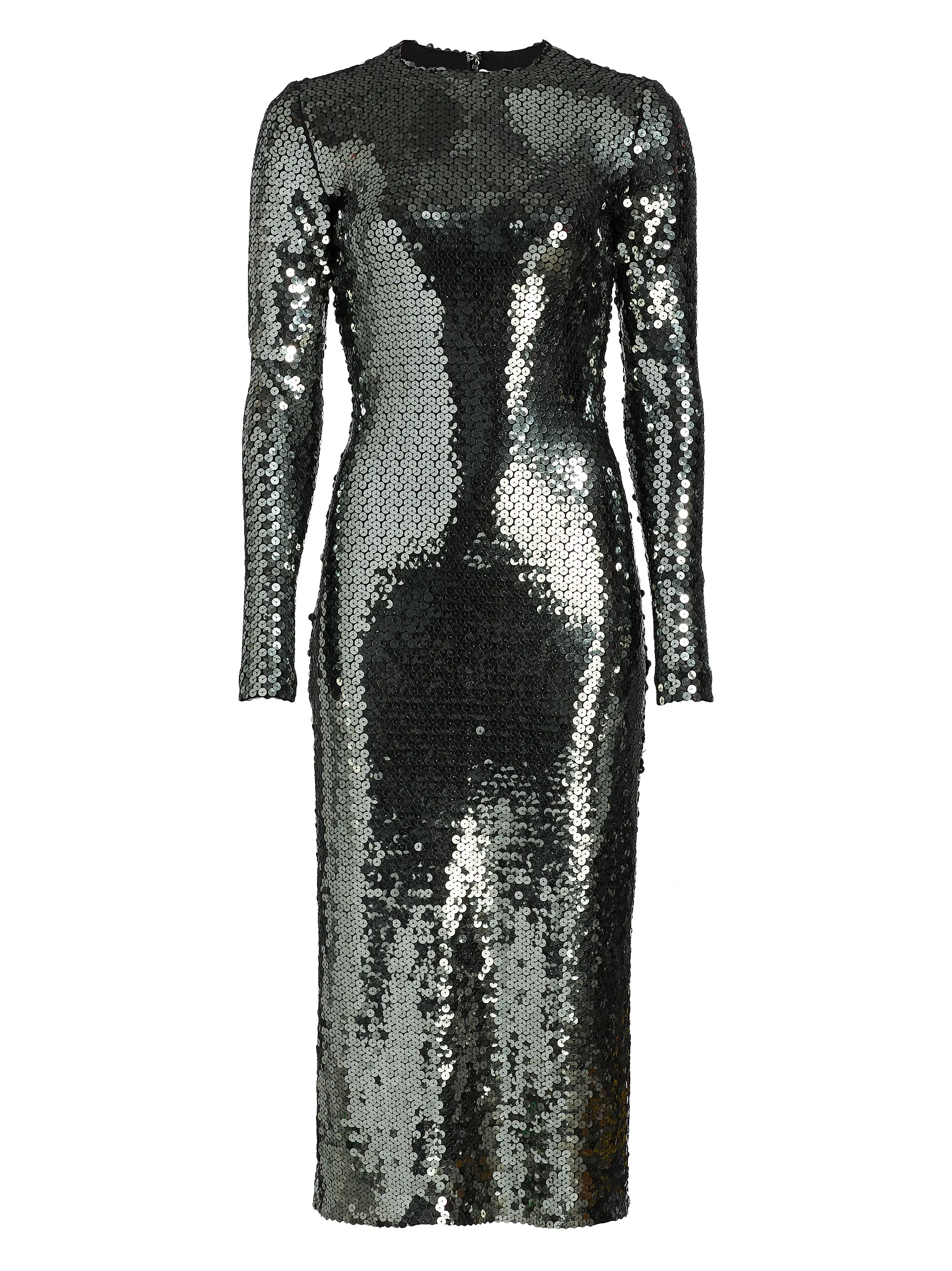 Sequined Long-Sleeve Body-Con Midi-Dress | Saks Fifth Avenue