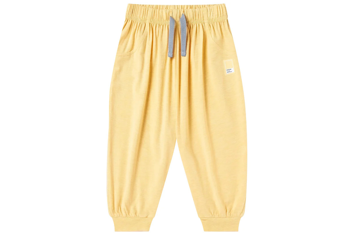 Bamboo Jersey Harem Pants - Pantone Sunset Gold | Nest Designs