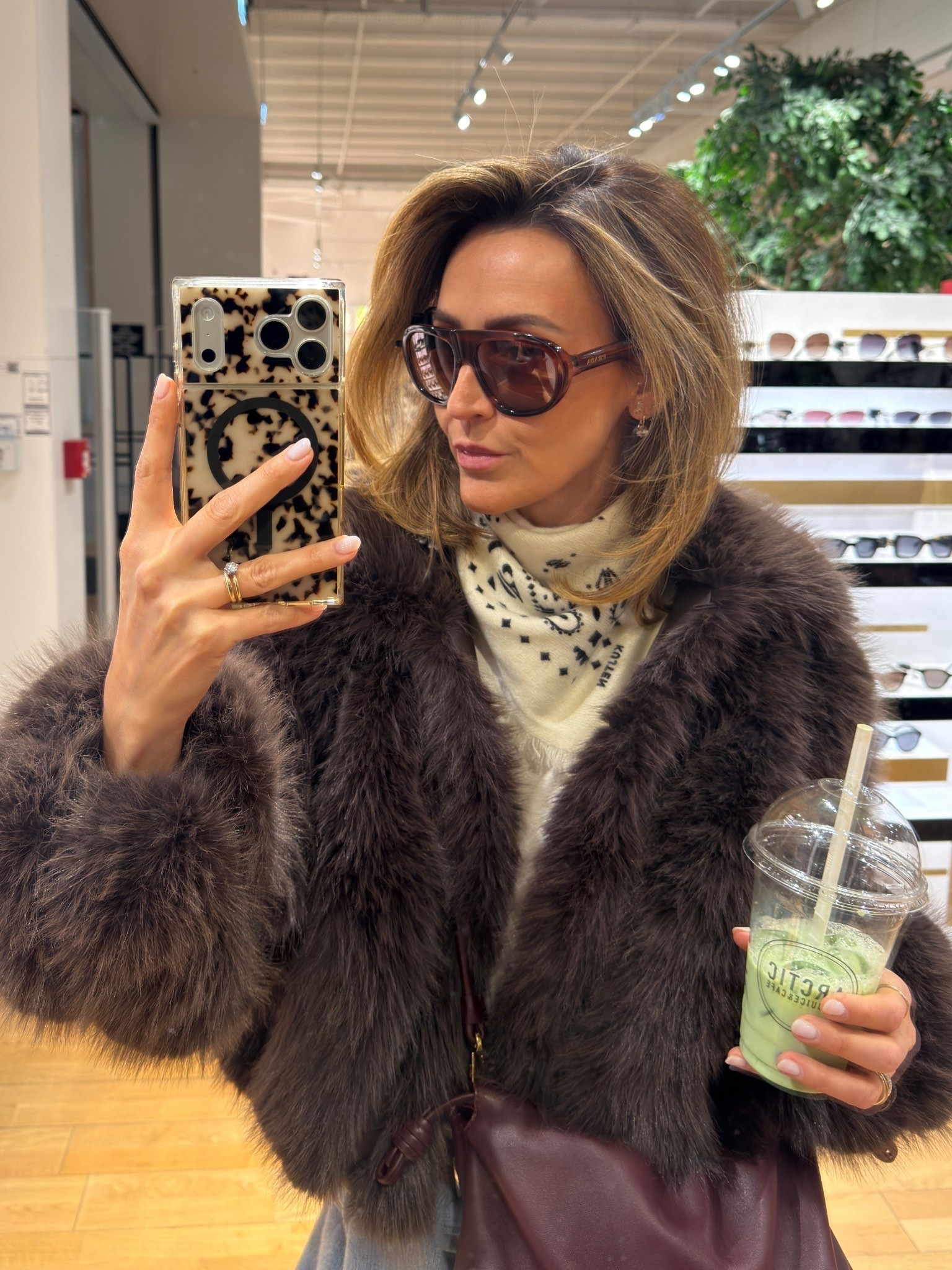 How I wore a fur jacket earlier this year