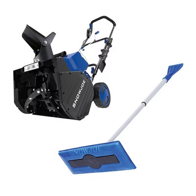 Snow Joe 24V Electric Snow Blower IONMAX & Windshield Ice Scraper Broom Combo | Target