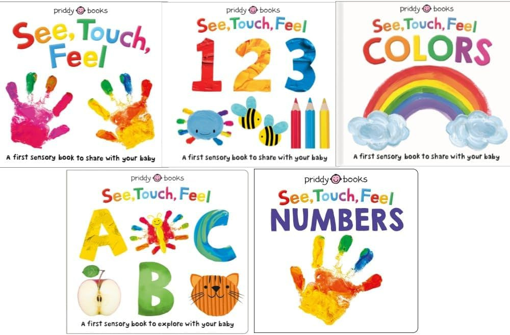 See, Touch, Feel Series 5-Book Set: See Touch Feel, 123, Colors, ABC, Numbers | Amazon (CA)