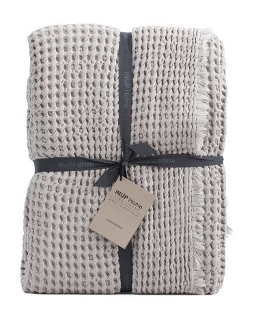 Made In Portugal Waffle Coverlet | TJ Maxx