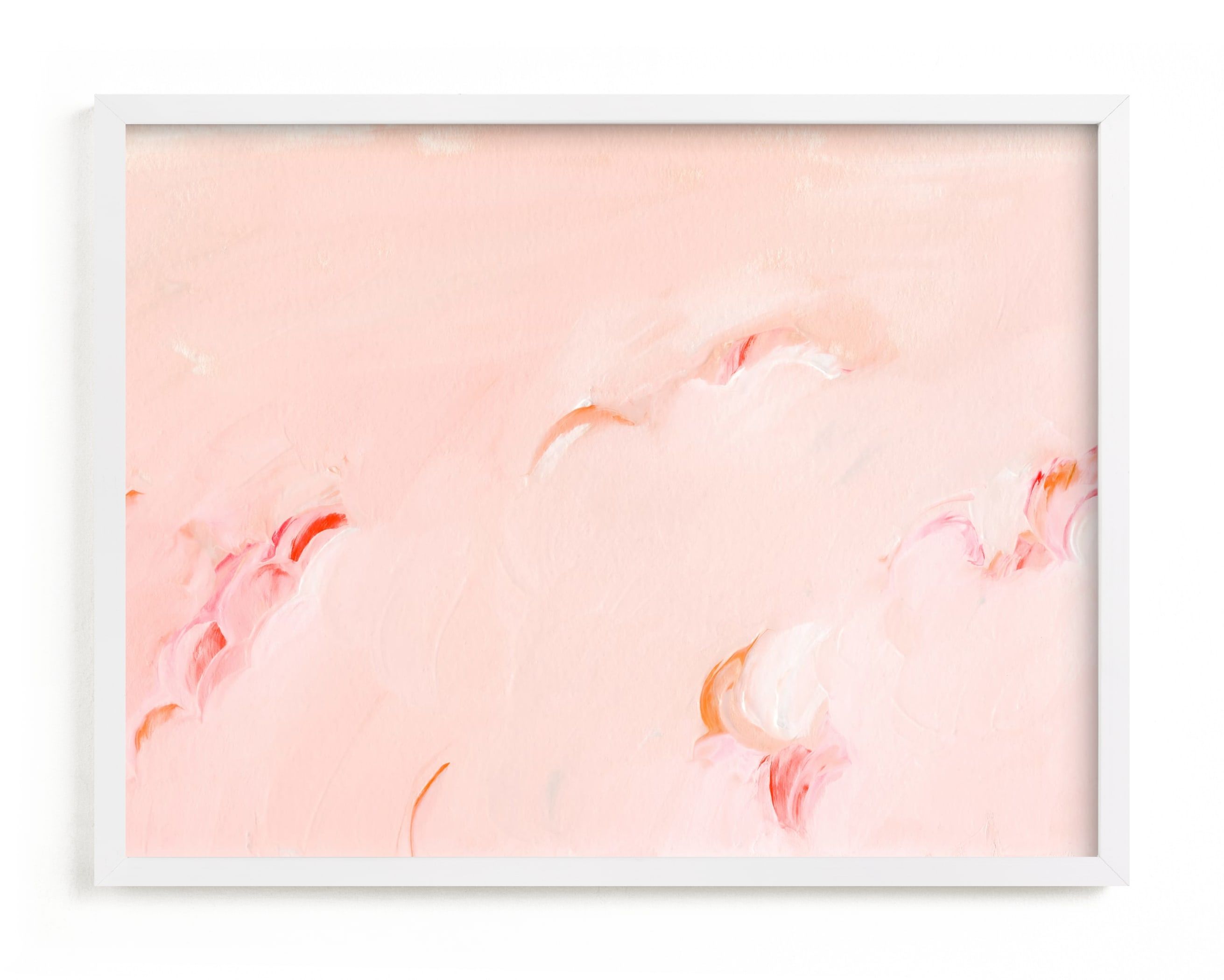 "Pink clouds" - Painting Limited Edition Art Print by Lucrecia. | Minted