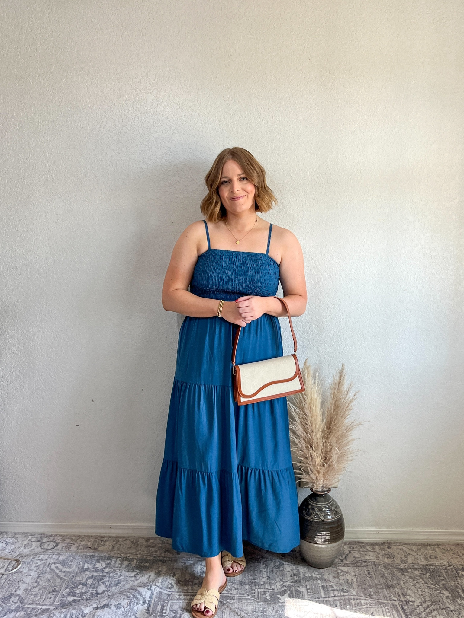 Amazon maxi dress// perfect dress for warm temps! I have this in 2 colors. 

Wearing L (tts) adjustable straps 

#LTKmidsize #LTKsalealert #LTKfindsunder50