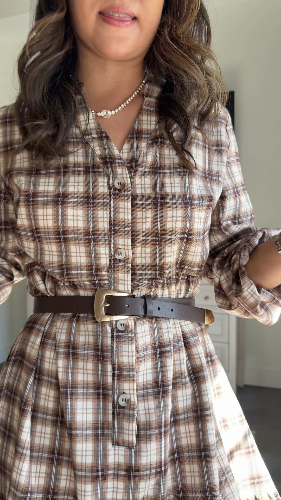 CUPSHE fall plaid dress 

Wearing a medium 

Use code MODE15 for 15% off $75+

#LTKootd #LTKSeasonal #LTKOver40