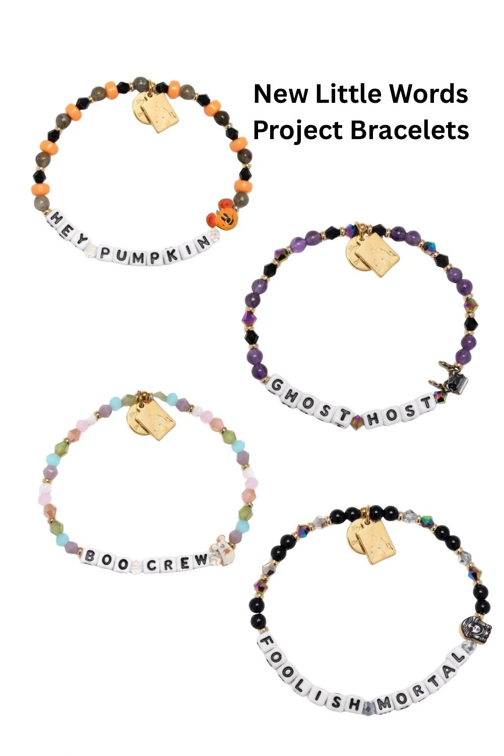 New little words project Disney Halloween bracelets. I ordered the pumpkin and boo crew!! 

#LTKFamily #LTKStyleTip #LTKFindsUnder50