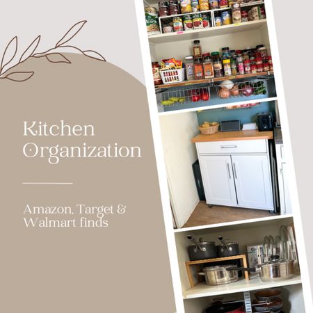 Kitchen organization || The bamboo hutch is the same brand/material as mine but they updated it and I actually like this one better than mine. Both of the furniture type pieces are better for shorter term use. I have had the little island for two years and it works but does has some wear on it. The hutch is pretty good quality but again I don’t expect it to last me 10 years or anything. Everything else should work for any household. Happy shopping! 

#LTKfamily #LTKFind #LTKhome