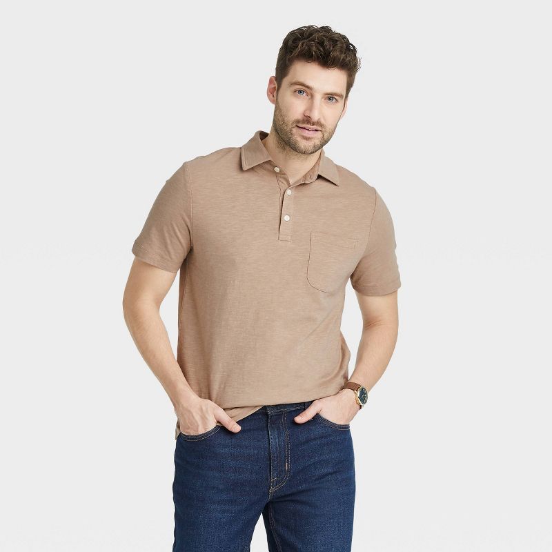 Men's Short Sleeve Collared Polo Shirt - Goodfellow & Co™ | Target