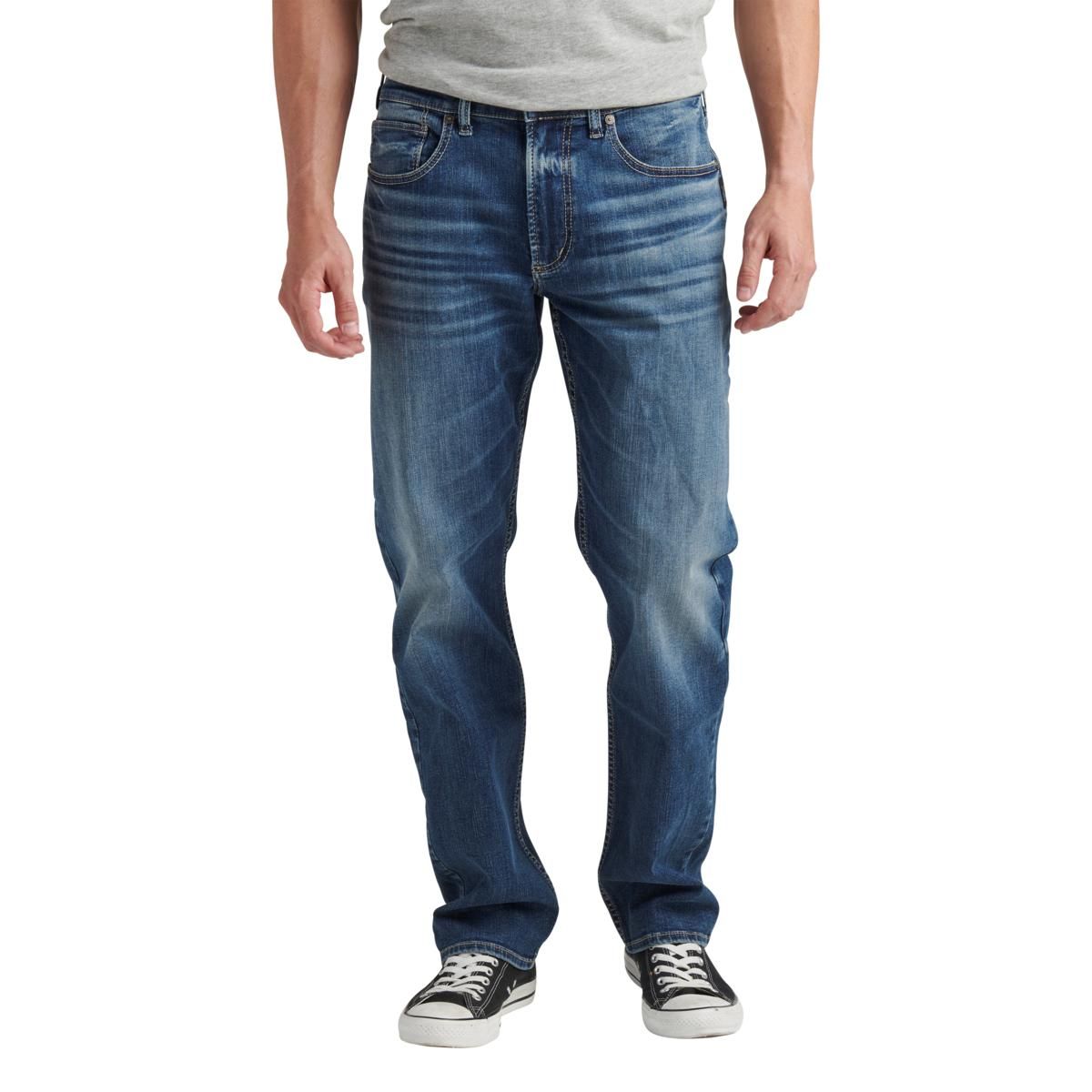 Silver Jeans Co. Eddie Men's Relaxed Fit Tapered Leg Jeans | HSN