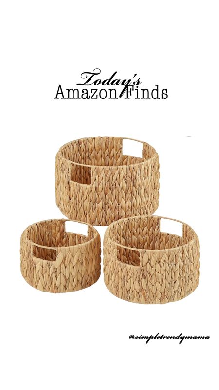 I have these baskets and I LOVE them!! 

#amazon #homedecor #homefinds #amazonhome

#LTKhome #LTKfindsunder50 #LTKstyletip
