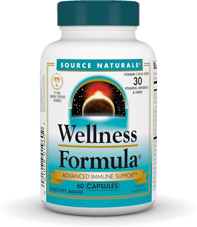 Source Naturals Wellness Formula Bio-Aligned Vitamins & Herbal Defense for Immune System Support ... | Amazon (US)