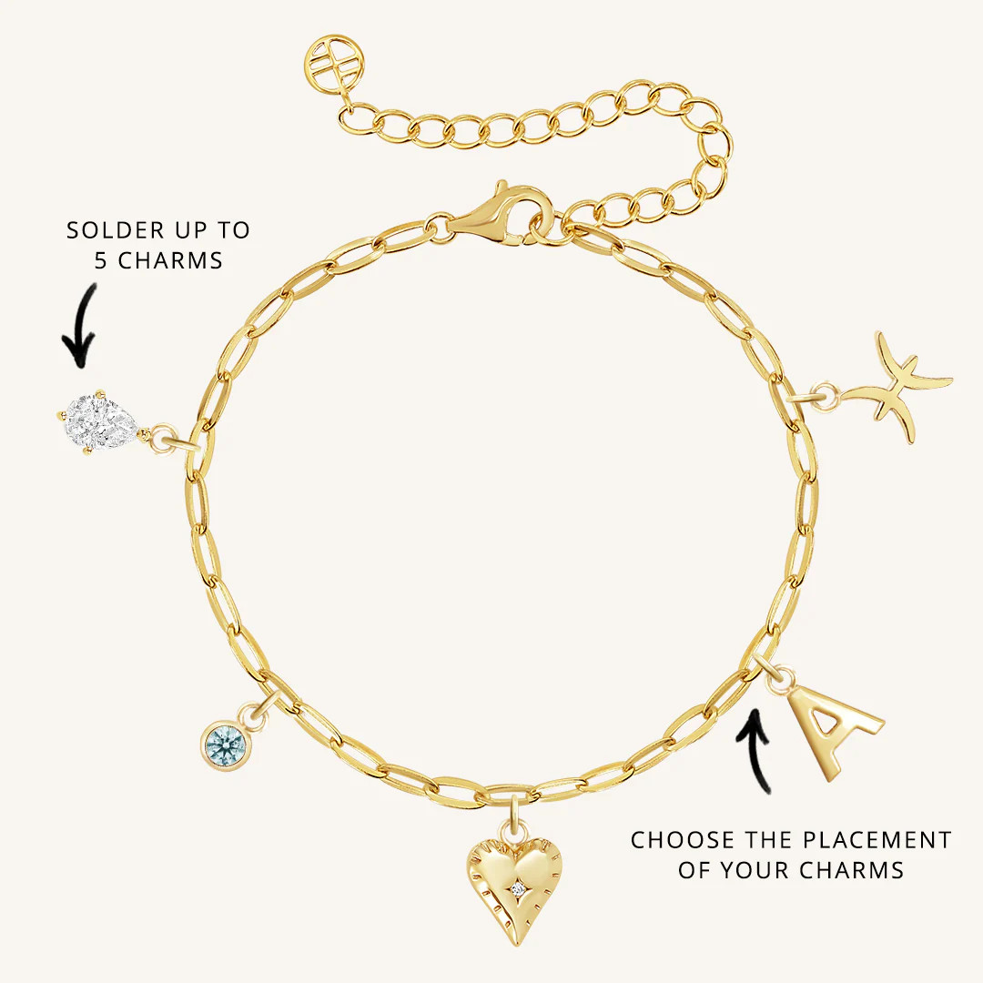 Create Your Story Paperclip Bracelet | Francesca Jewellery