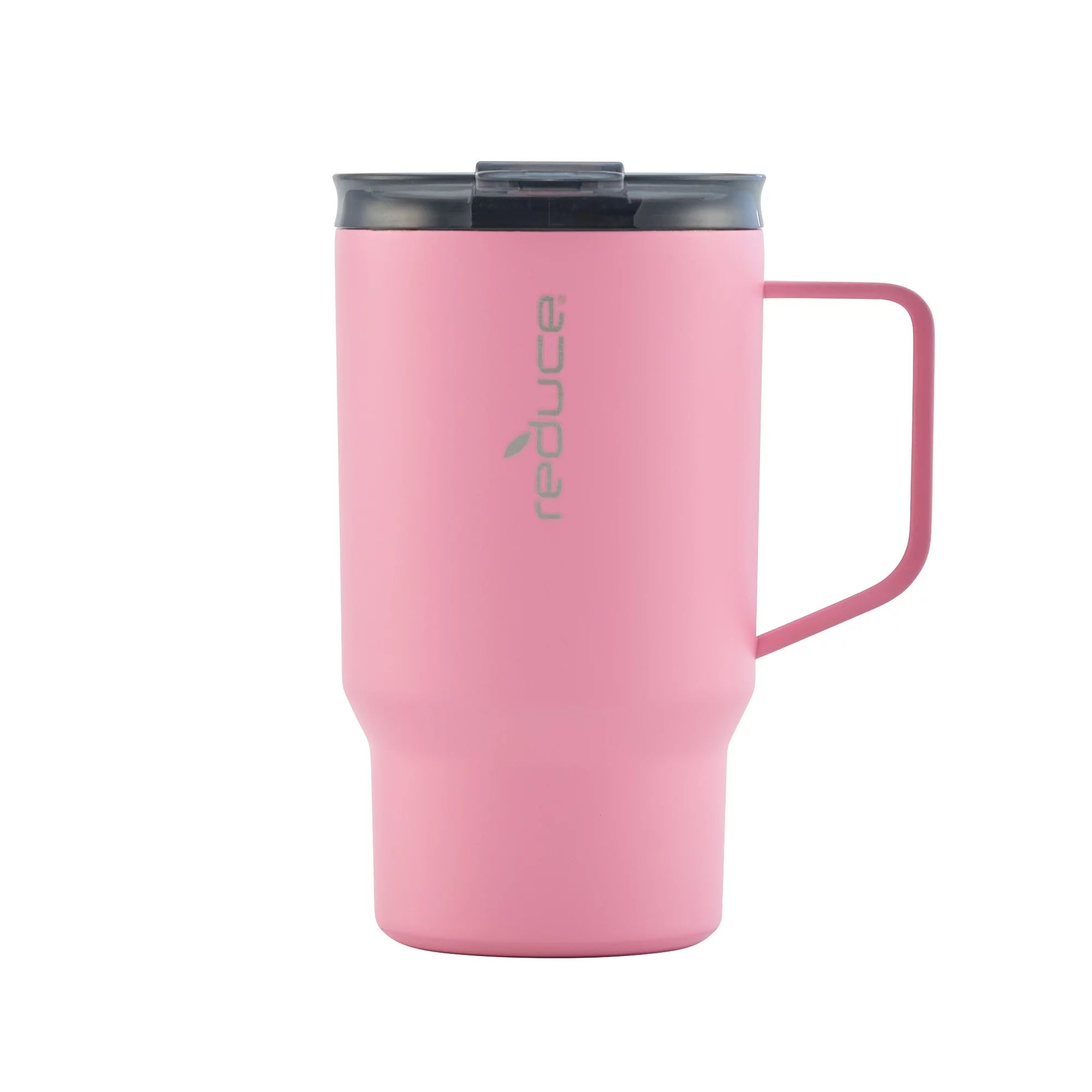Reduce Vacuum Insulated Stainless Steel Hot1 Mug with Lid and Handle, Fierce Pink, 18 oz. | Walmart (US)