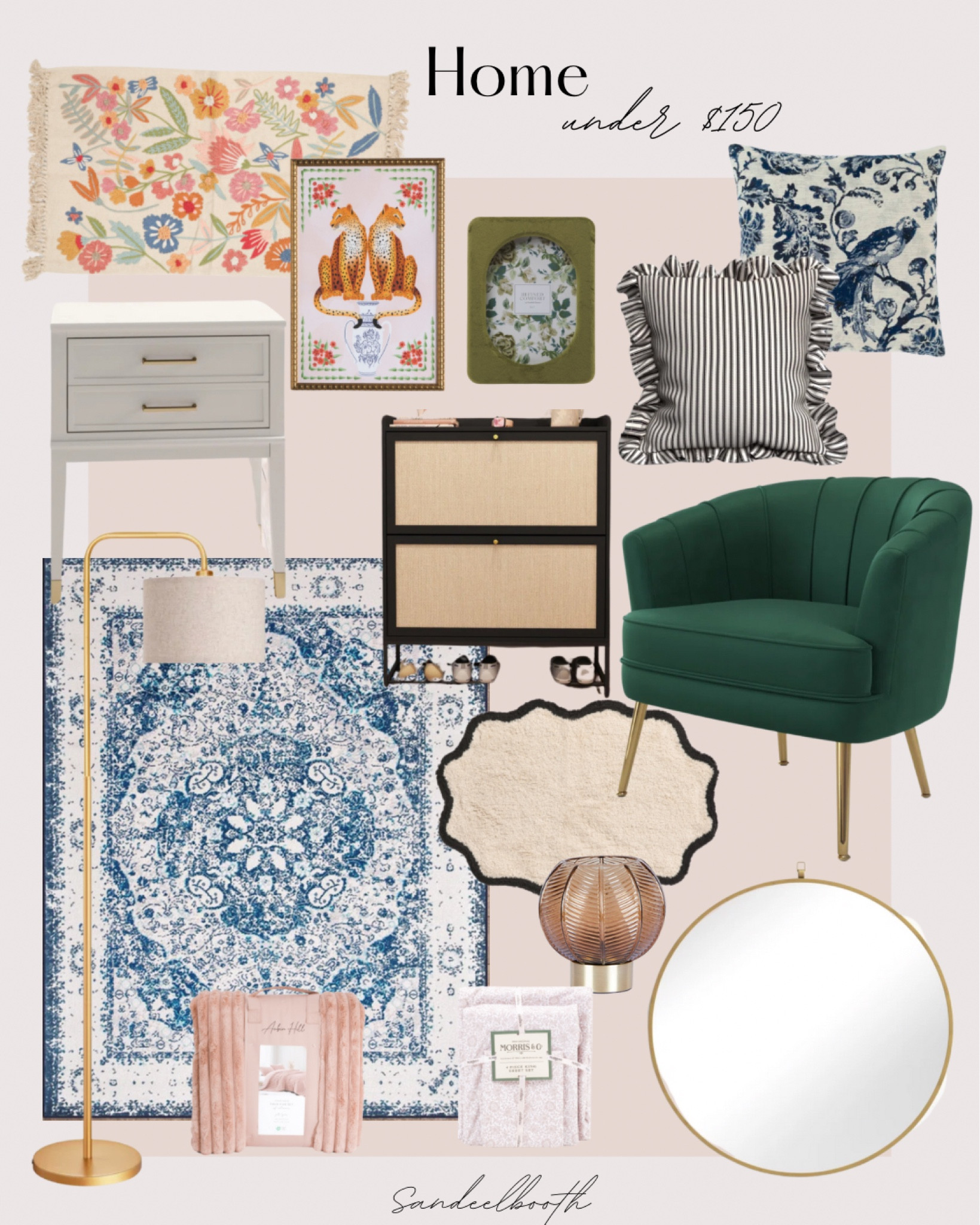 Home under $150.


Bedding, living room rug, washable rug, lamp, Coffee Table decor, nightstand, throw pillow, wall art, round mirror, bath mat

#LTKHome #LTKFindsUnder50 #LTKSaleAlert