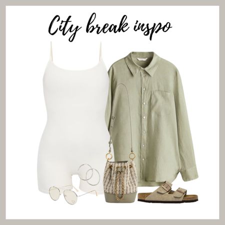 City break, unitard, Birkenstocks 

#LTKuk #LTKeurope #LTKspring