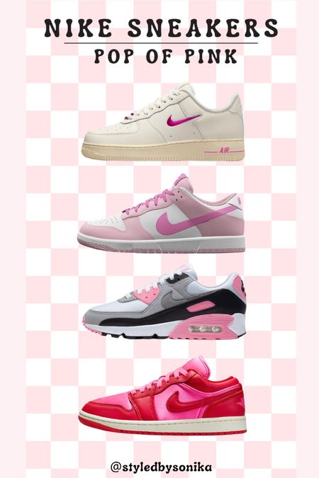 Nike sneakers
Pink Nikes
Pink sneakers
Pop of pink

#LTKsalealert #LTKshoecrush #LTKfindsunder100