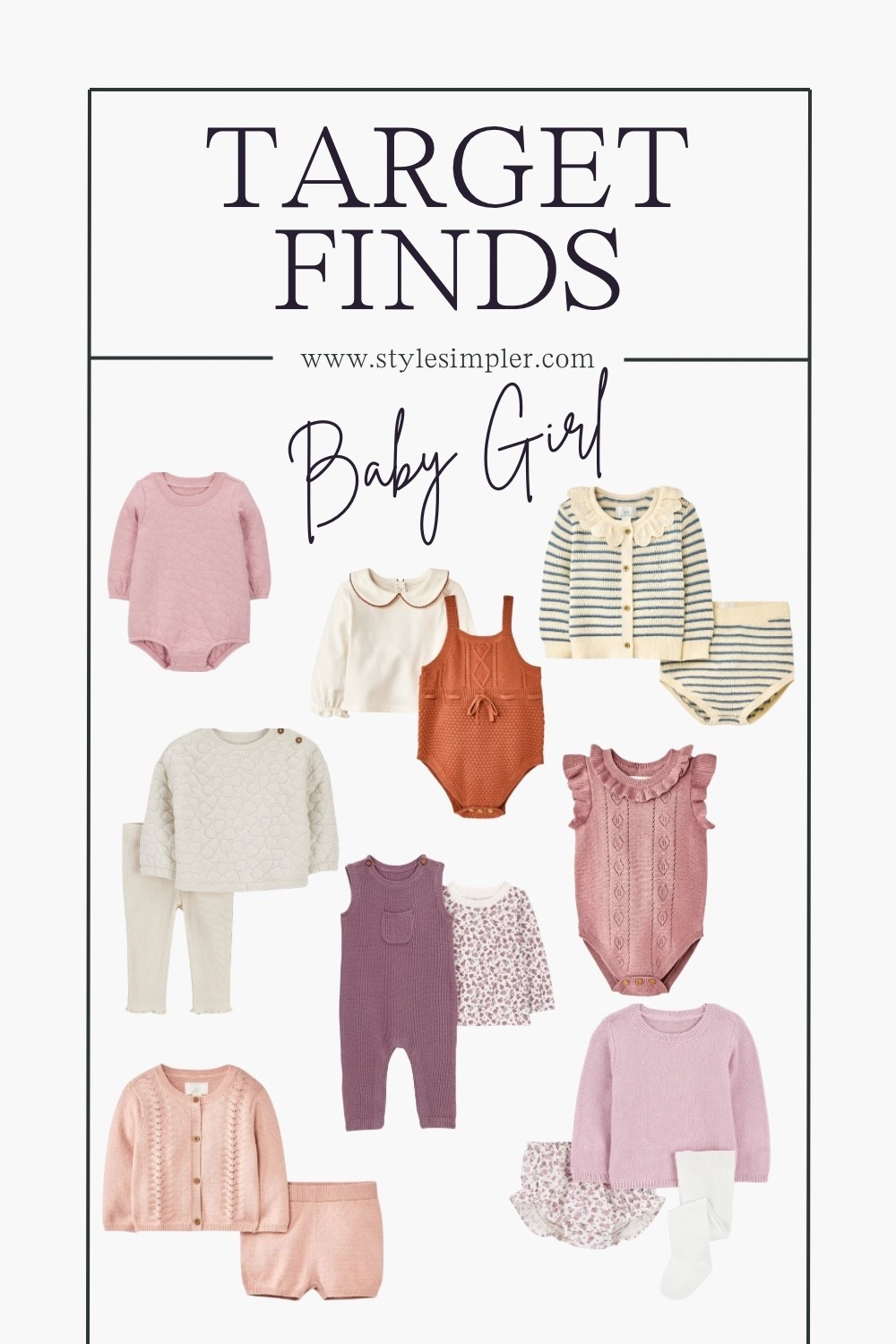 The cutest baby / toddler girl sweater onsie and sets and the best part is these are on sale!  Check in your local store if sold out online.  I found most of these at mine.  

#LTKKids #LTKBaby #LTKSaleAlert