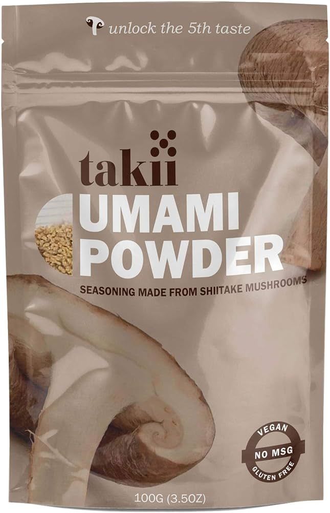 Takii Umami Powder, Made from Shiitake Mushrooms, Add Instant Flavor and Depth to All Your Favori... | Amazon (US)