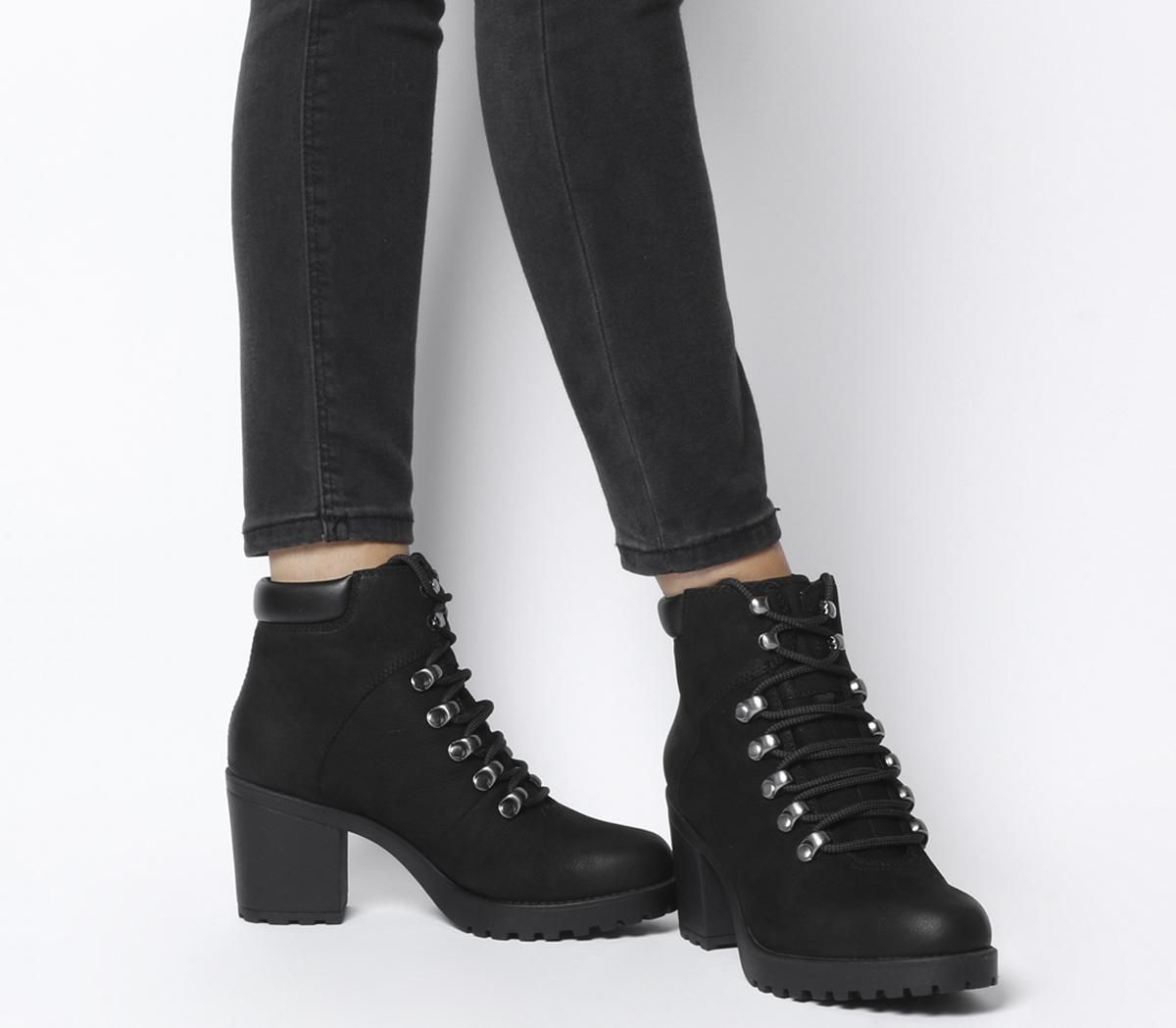 Grace Lace Heel Block Boots | OFFICE London (UK)