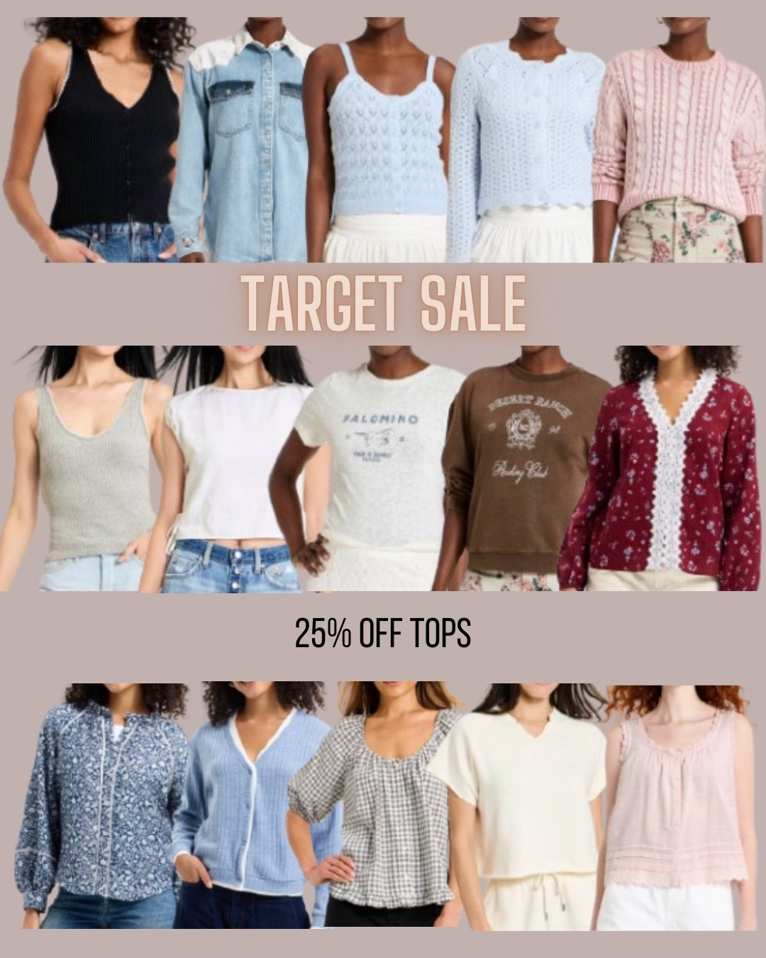 Sale ends tomorrow

Target style
Tank top
 Blouse
Spring tops
Quilted jacket


#LTKSaleAlert