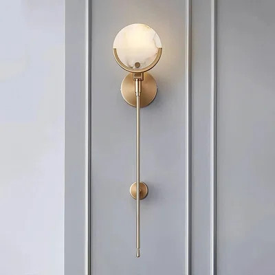 Vintage Modern Marble Wallchiere 23.5 | Wayfair North America