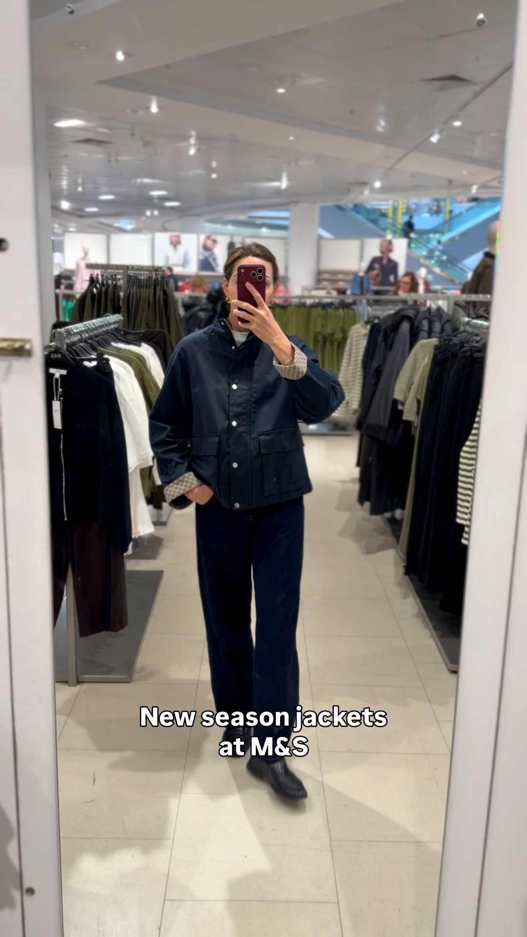 We’re ditching our big coats (at last) for longer, warmer days and M&S Arkansas a fabulous range of new season jackets to get you into spring in style. Funnel neck details, contrast lining and drawstring waists. 
I’m wearing a M in these (a small in the longer, beige jacket). 

#LTKover50style #LTKspring #LTKuk