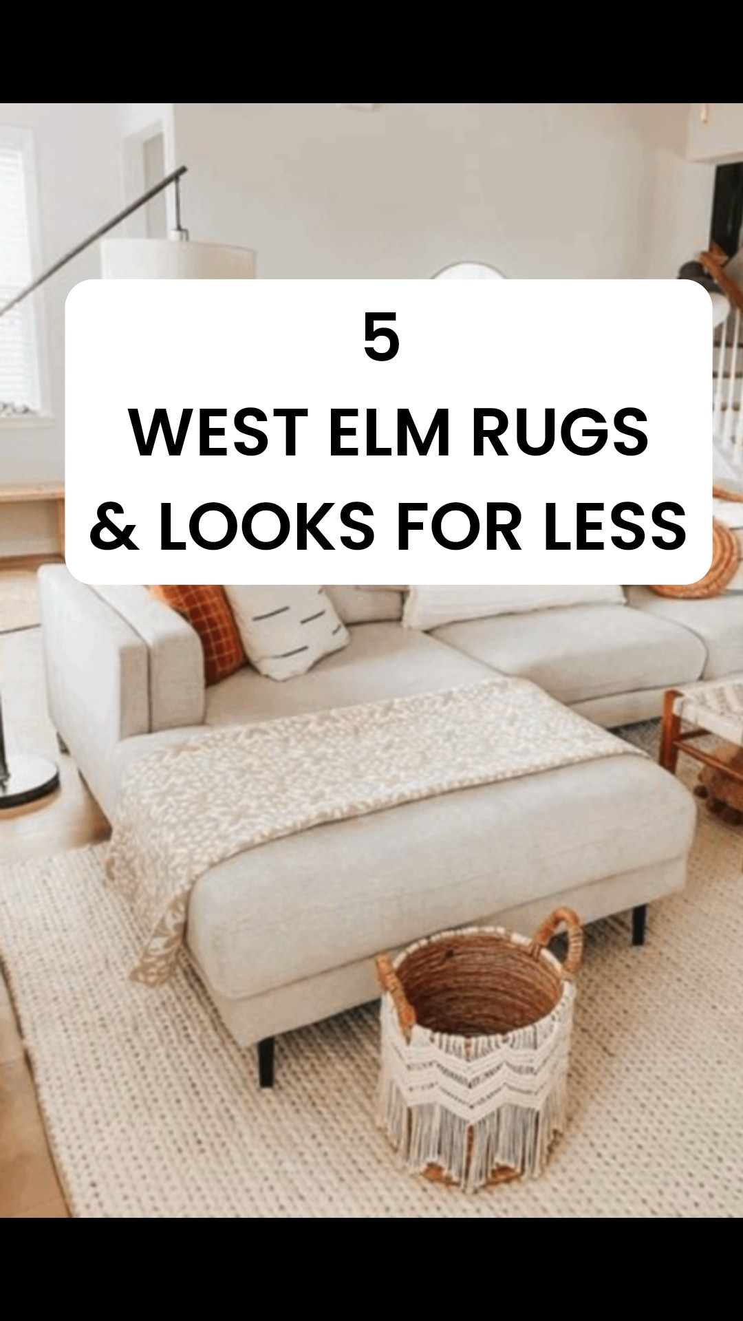 5 gorgeous West Elm rugs and some similar options 

#LTKSaleAlert #LTKHome #LTKFallSale