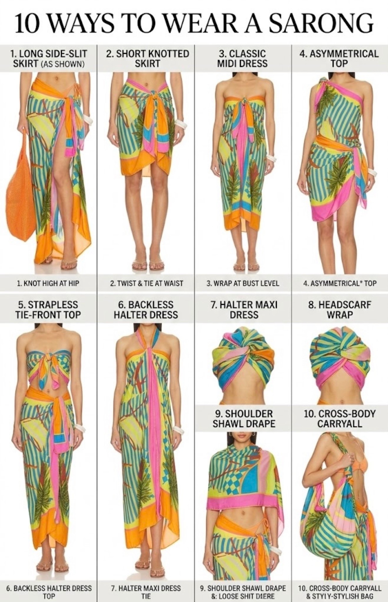 10 Ways to Wear a Sarong: Easy Styles for Beach & Beyond

#LTKSeasonal #LTKSwim #LTKTravel