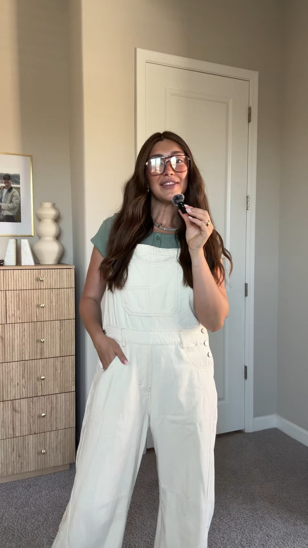 Went up one size in overalls and top.

#LTKootd #LTKgrwm #LTKTall