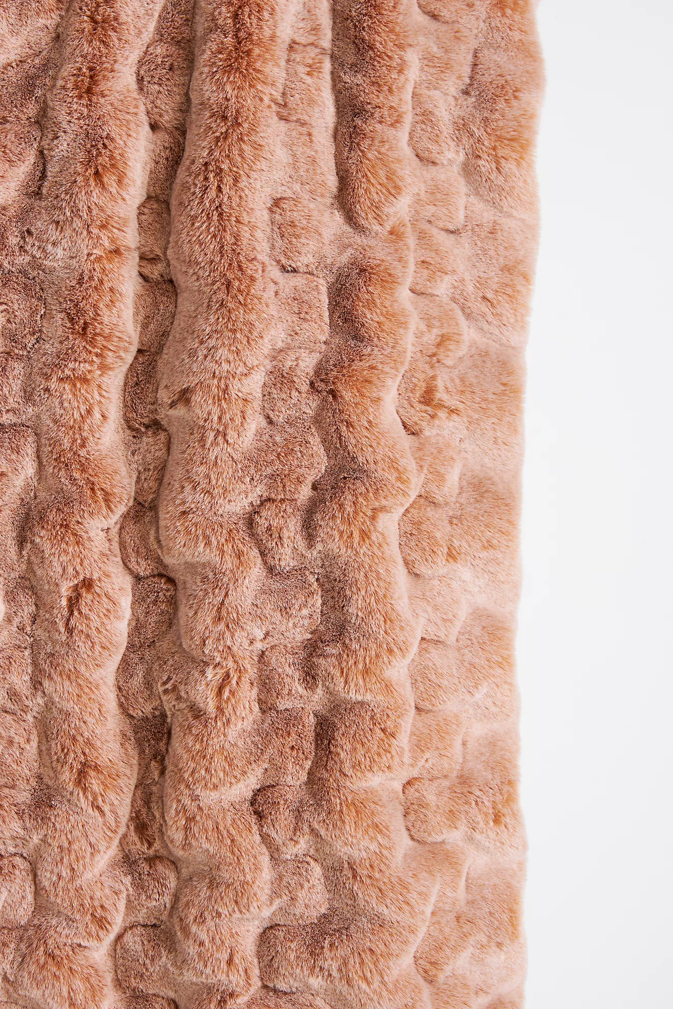 Luxe Faux Fur Throw Blanket | Anthropologie (US)